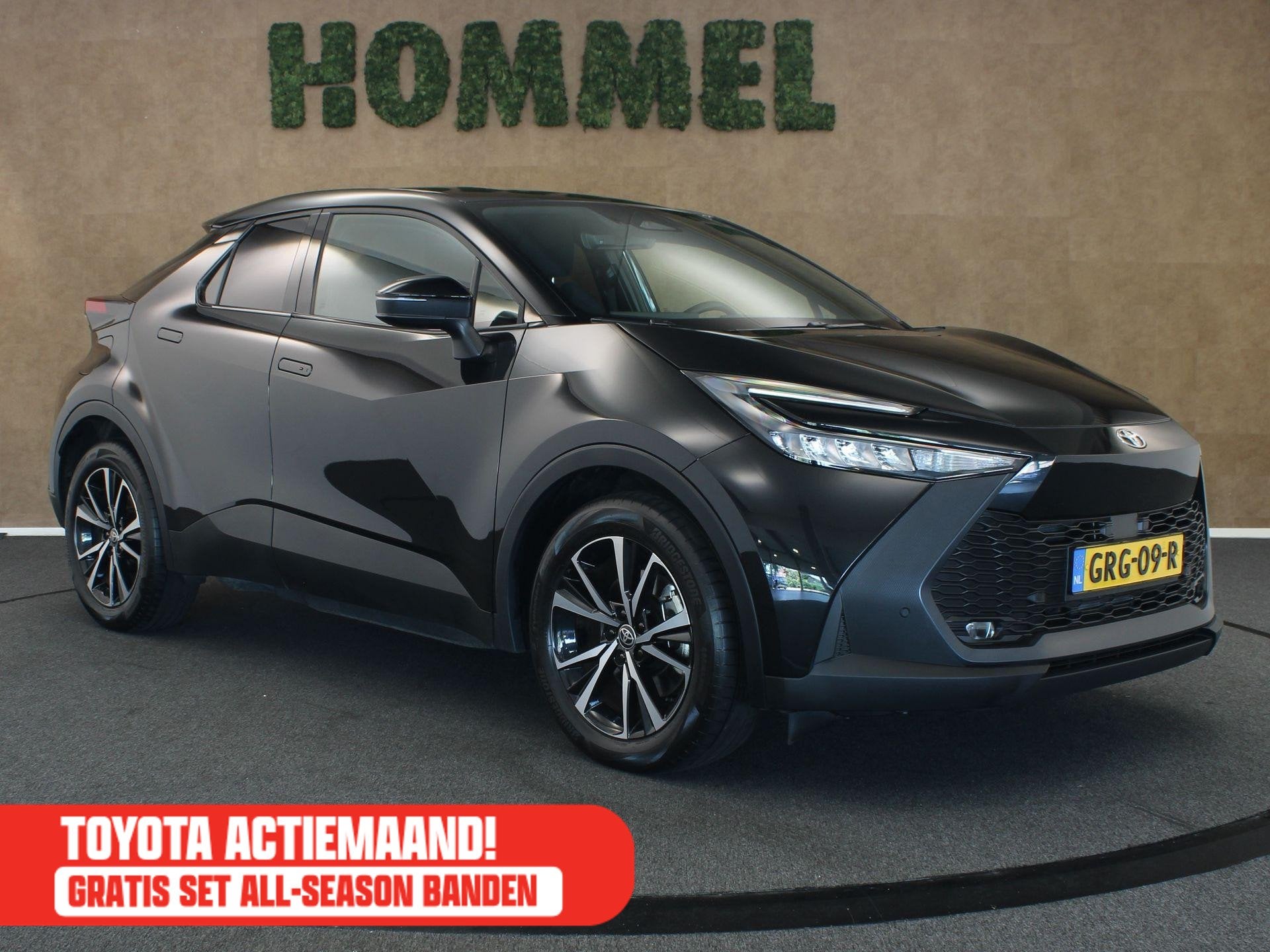 Toyota C-HR 2.0 Plug-in Hybrid 220 Dynamic - ORIGINEEL NEDER, Auto's, 4 cilinders, Zwart, Bedrijf, Grijs