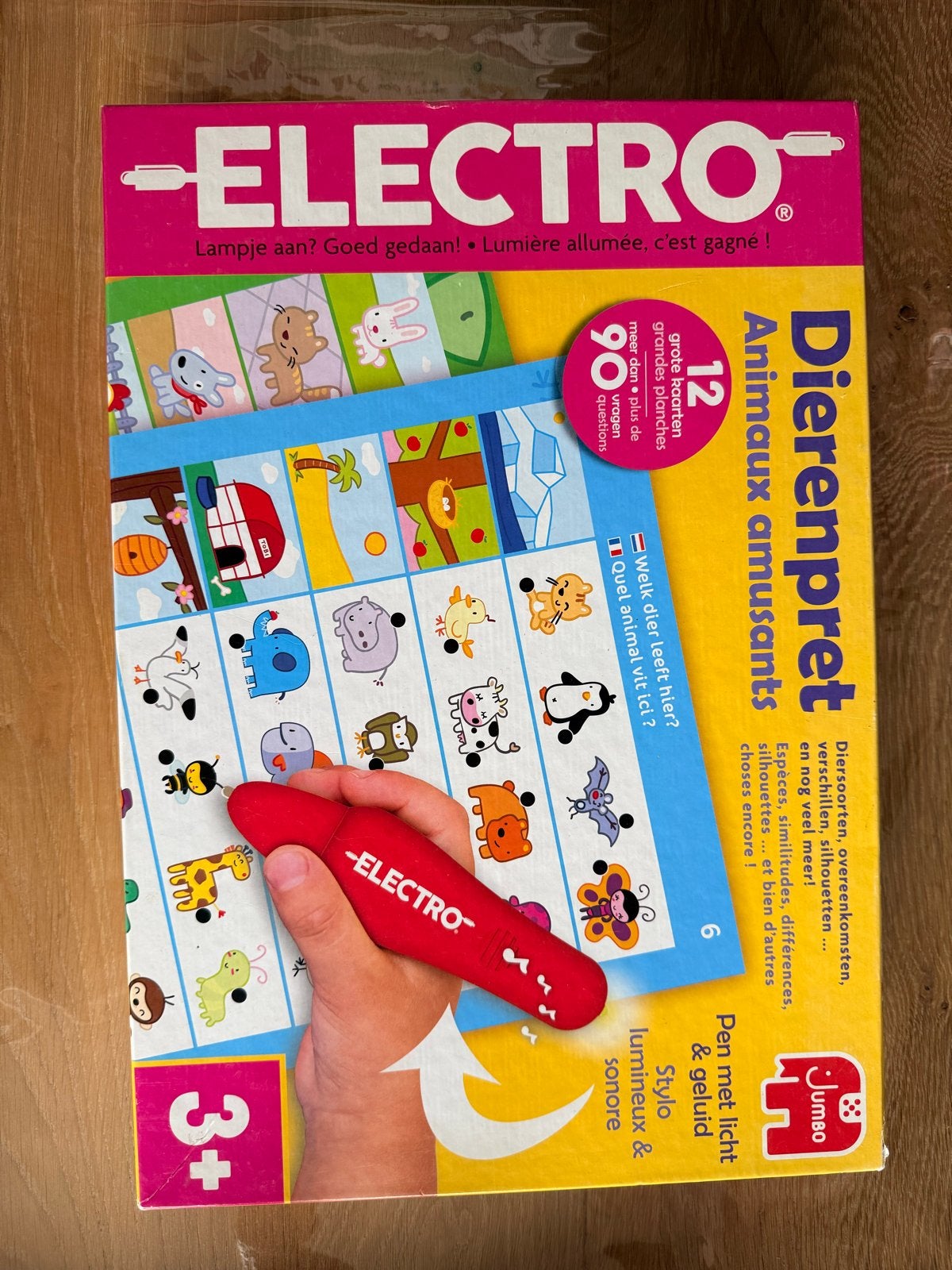 Jumbo Electro Dierenpret - Educatief Spel met Licht en Gelui, Ophalen of Verzenden, Gebruikt, Ontdekken, Met licht