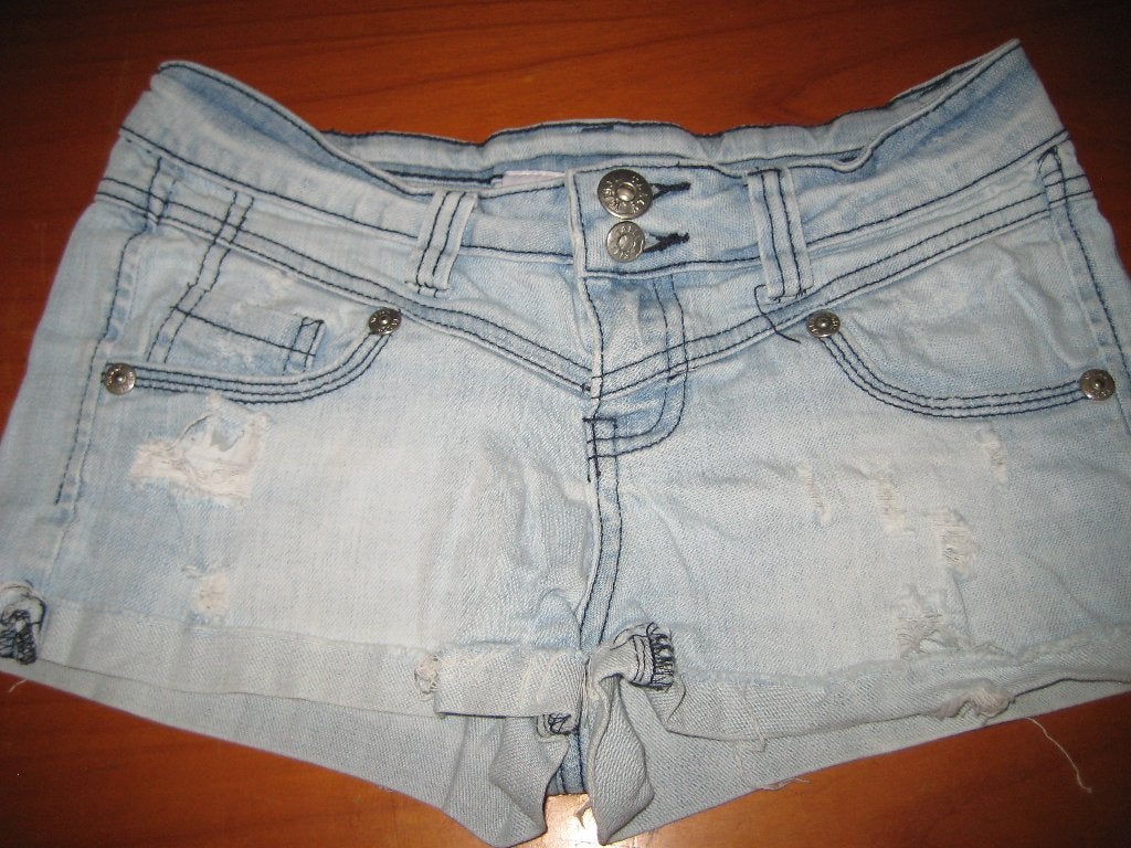 Korte jeans-broek, 34, Tally Weijl, Kort, Blauw, Ophalen of Verzenden, Zo goed als nieuw