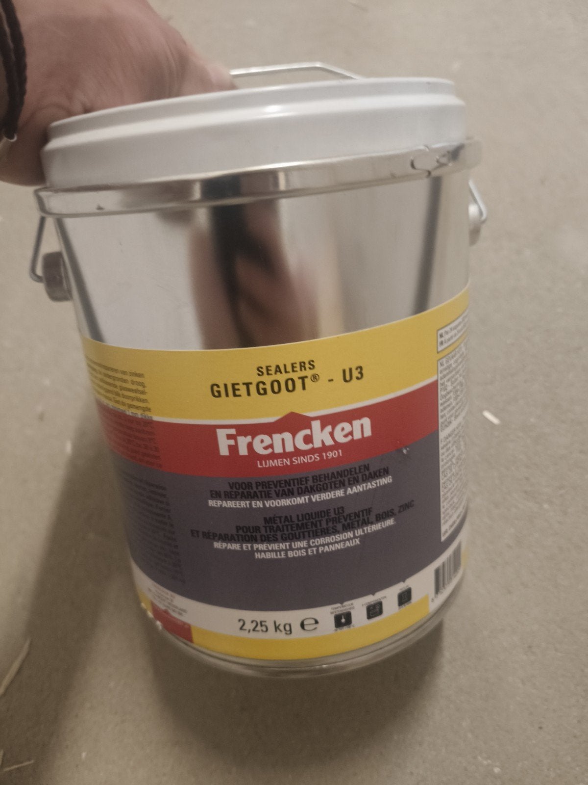 Frencken Gietgoot U3 - Metaalvloeistof voor reparatie, Ophalen of Verzenden