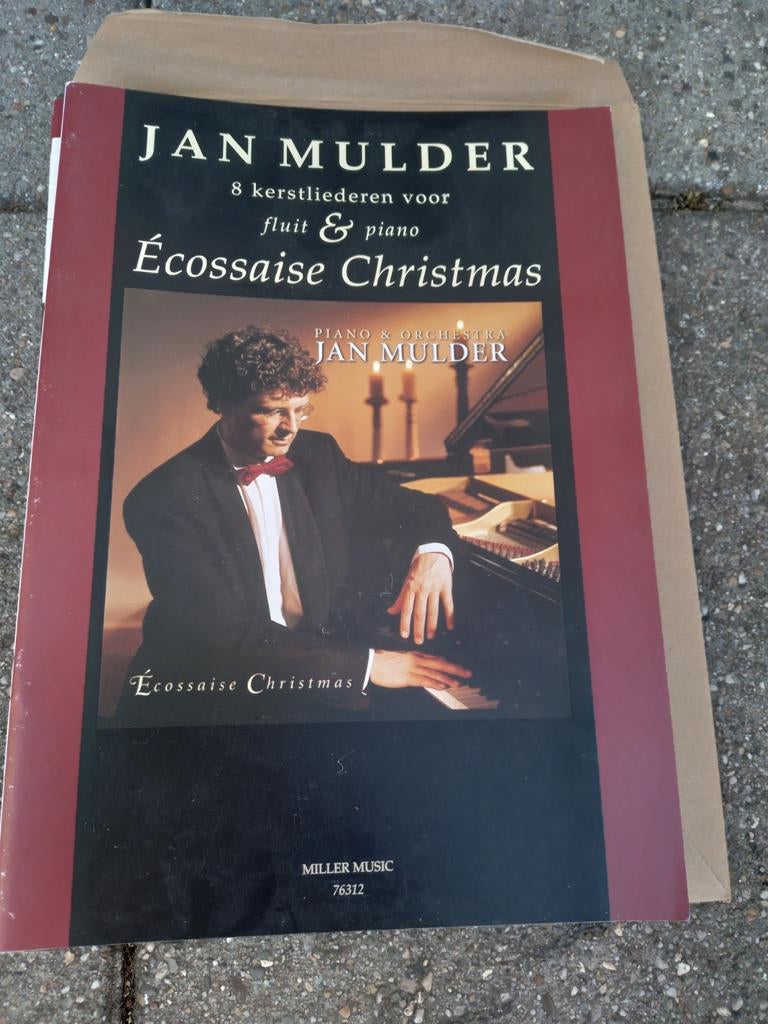 Jan Mulder fluit piano ecosaaise chritmas, Muziek en Instrumenten, Bladmuziek, Ophalen of Verzenden, Artiest of Componist, Klassiek
