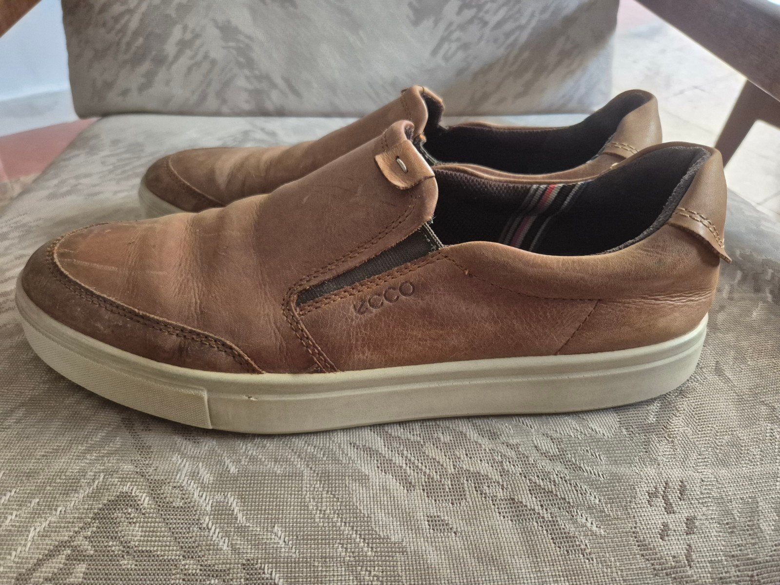 Prachtige instappers Ecco.Maat 43., Loafers, Ecco, Bruin, Verzenden