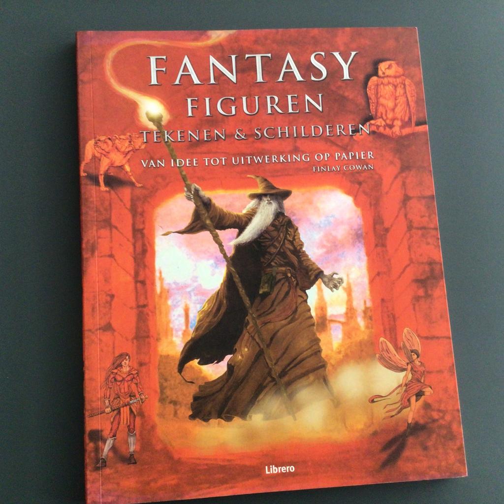 Finlay Cowan - Fantasyfiguren tekenen en schilderen, Ophalen of Verzenden, Zo goed als nieuw