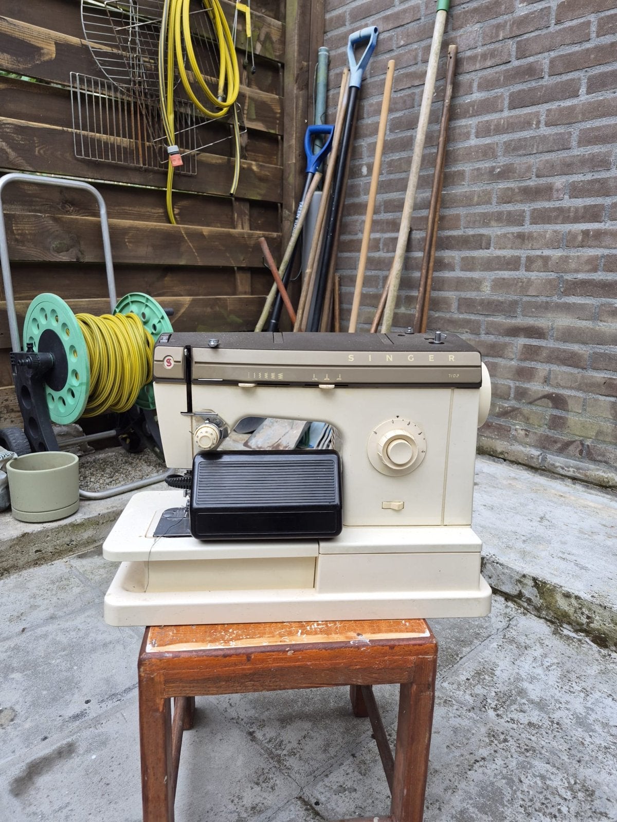 Singer 7102 Naaimachine - Vintage Model, Goede Staat, Ophalen, Gebruikt, Naaimachine, Singer