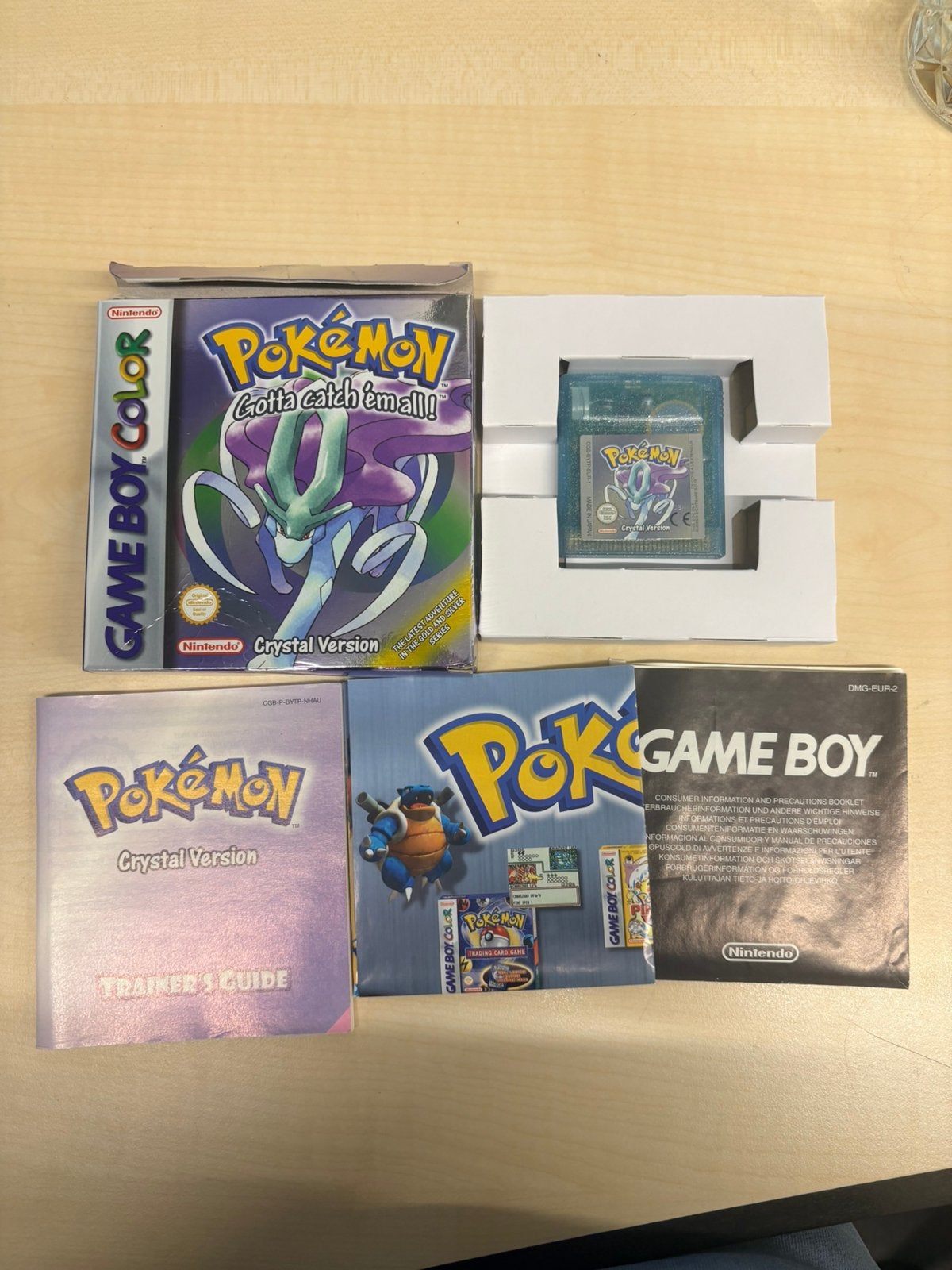 Pokémon Crystal Version – Game Boy Color – Compleet in doos, Spelcomputers en Games, Games | Nintendo Game Boy, 1 speler, Ophalen of Verzenden