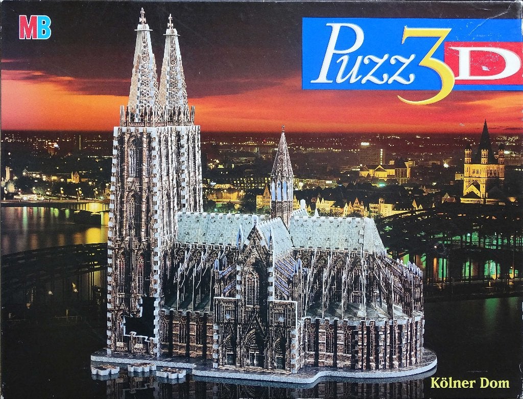 Kathedraal van Keulen Puzz3D, Hobby en Vrije tijd, Ophalen of Verzenden, Meer dan 1500 stukjes, Gebruikt, Legpuzzel