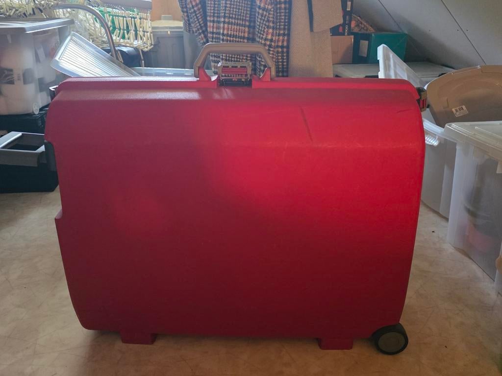 Samsonite koffer met wieltjes, Ophalen of Verzenden, Gebruikt, Hard kunststof, Wieltjes