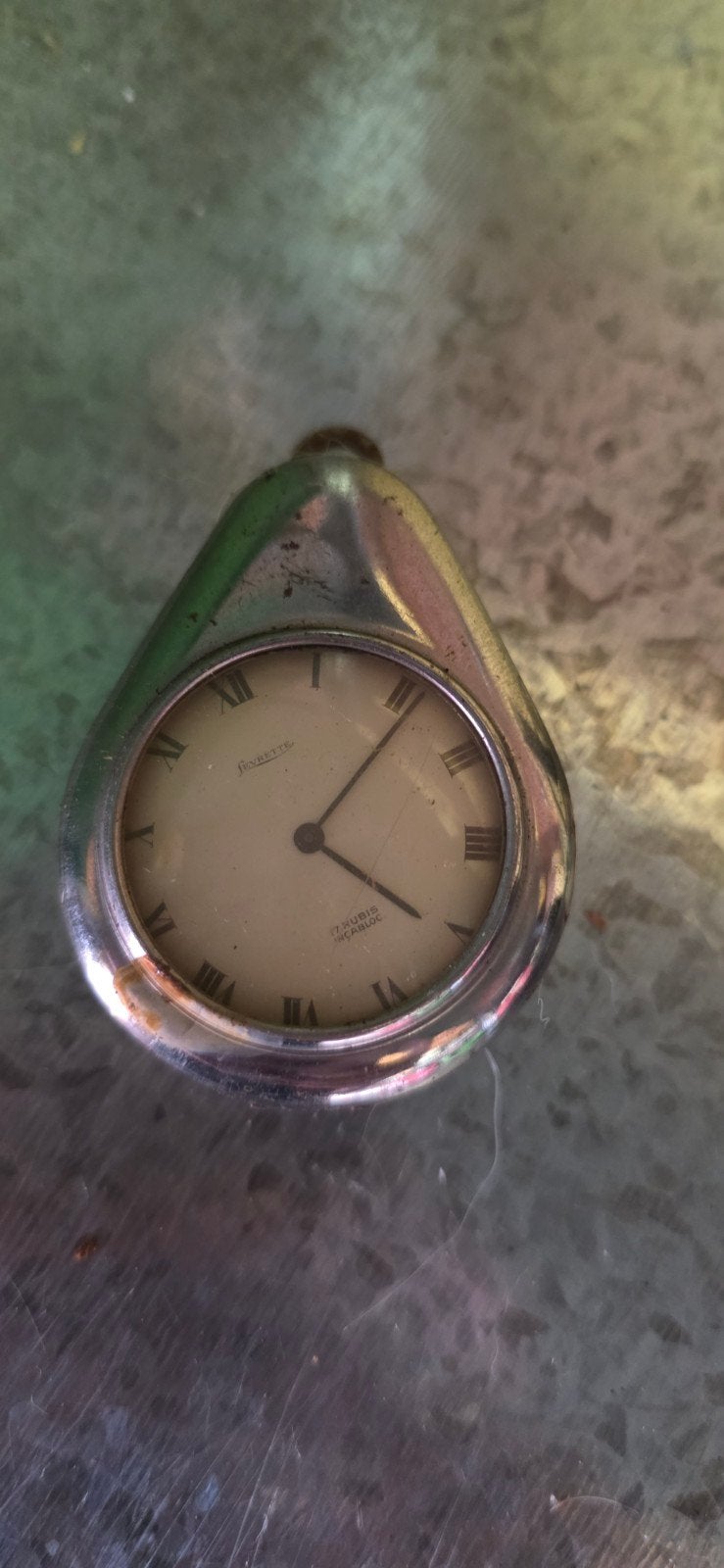 Niet-werkend zakhorloge - Jevrette 17 Rubis, Sieraden, Tassen en Uiterlijk, Overige merken, Overige materialen, Zakhorloge, Ophalen of Verzenden