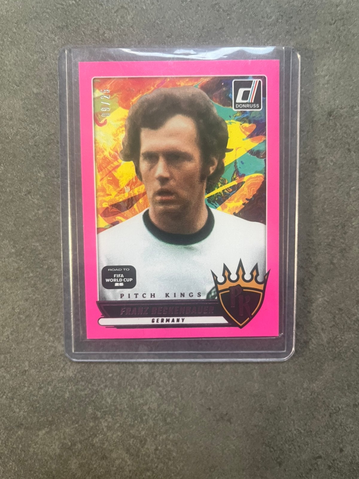 2025-26 Panini Donruss World Cup Franz Beckenbauer /25, Ophalen of Verzenden, Zo goed als nieuw, Plaatje