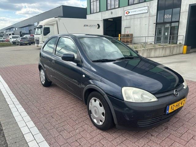 Opel Corsa 1.2-16V Comf.Easytr. (bj 2001, semi-automaat), Auto's, 450 kg, Gebruikt, 31 €/maand, Blauw