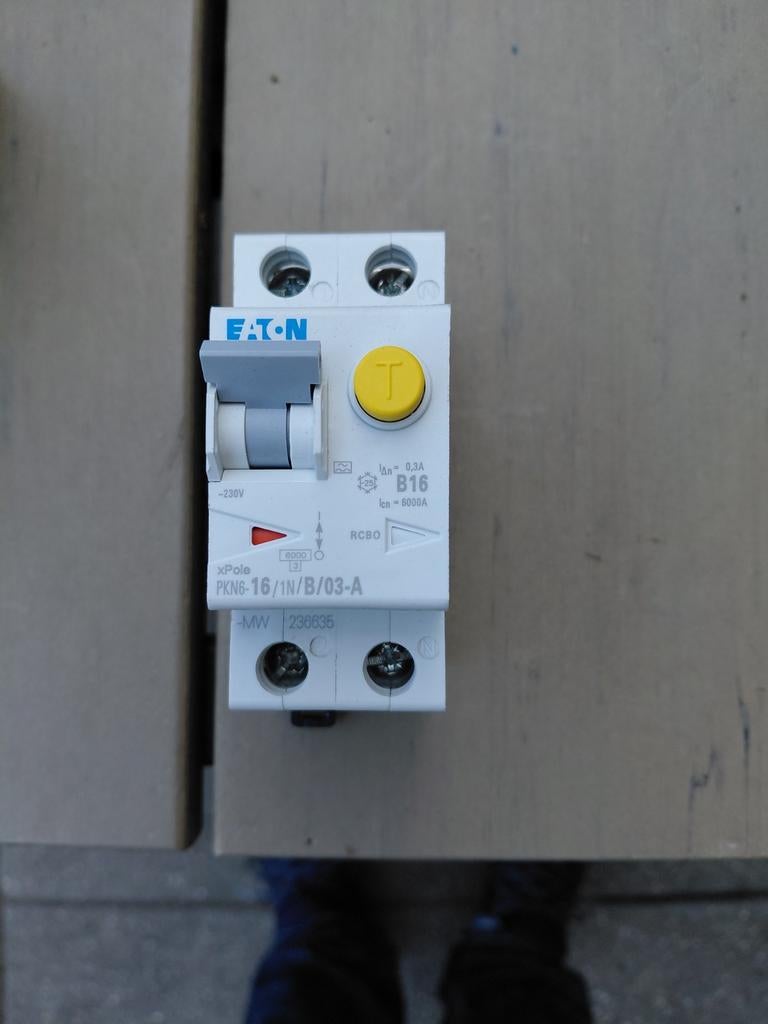 Eaton aardlekautomaat B16 300Ma nieuw, Ophalen of Verzenden, Nieuw, Overige typen
