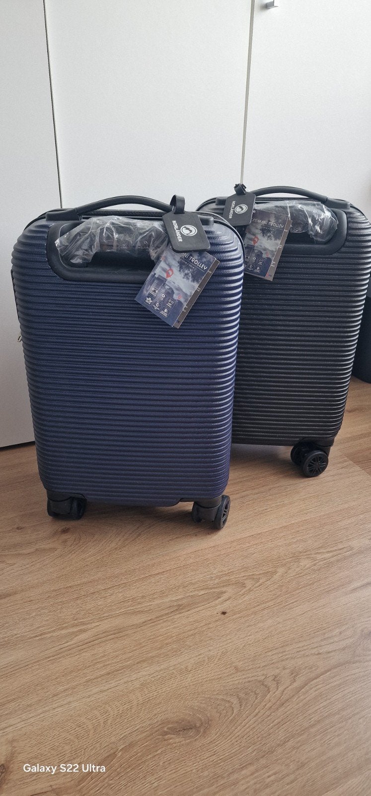 Nieuwe Norlander Mini Trolley Koffers - Set van 2, Ophalen