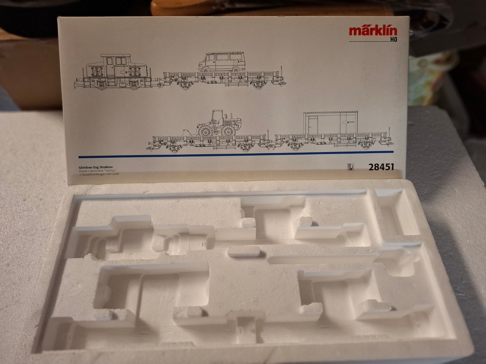 28451 lege set doos  ns trein set marklin, Wisselstroom, Ophalen of Verzenden, NS, Märklin