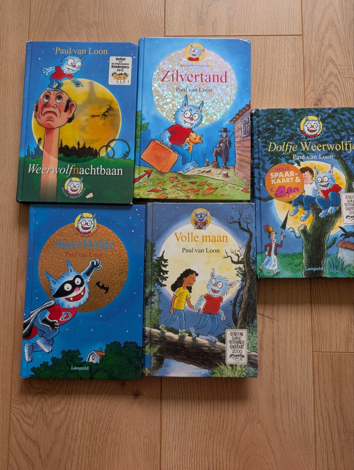 Dolfje Weerwolfje boeken Paul van Loon (5 stuks), Ophalen, Gelezen, Paul van Loon