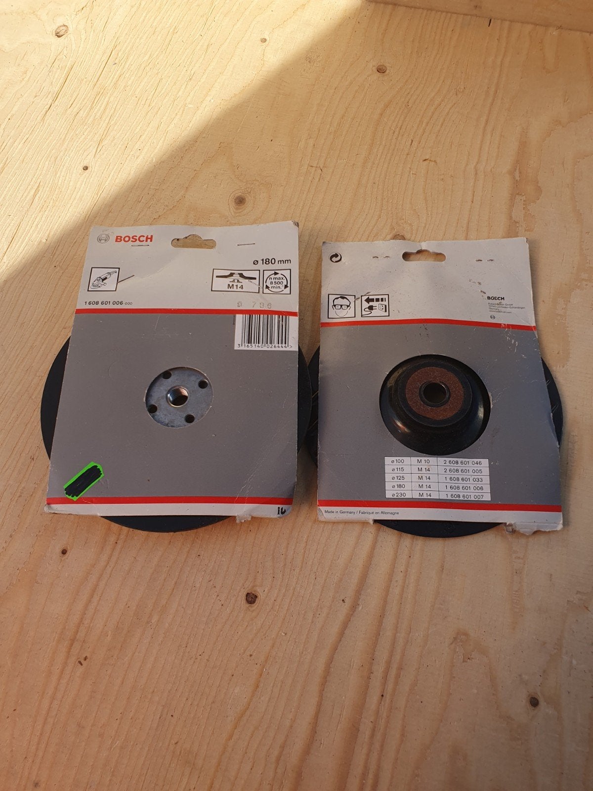 Bosch steunschijf 180 mm M14 voor haakse slijper, Ophalen of Verzenden