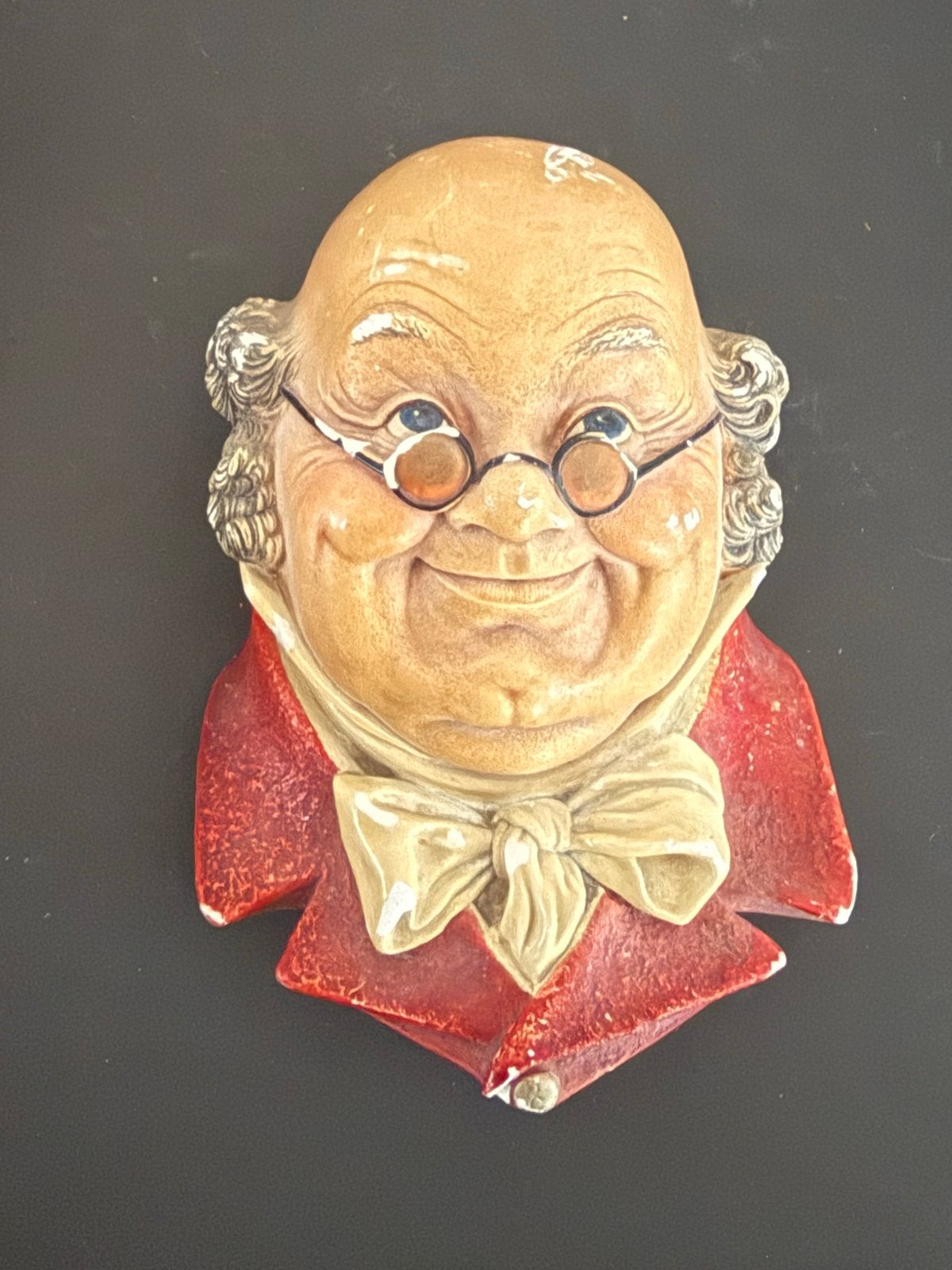 Vintage Bossons Muurdecoratie - Mr. Pickwick van Dickens, Ophalen of Verzenden