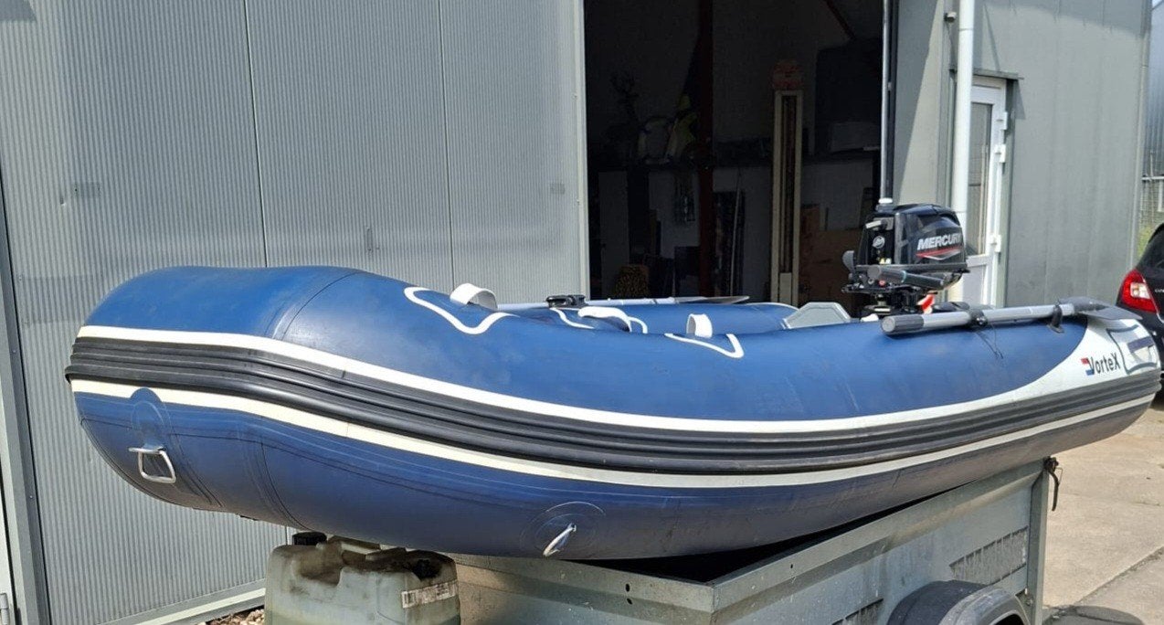 Rubberboot Vortex 3.20, Watersport en Boten, Ophalen, Aluminium, Zo goed als nieuw, Mercury