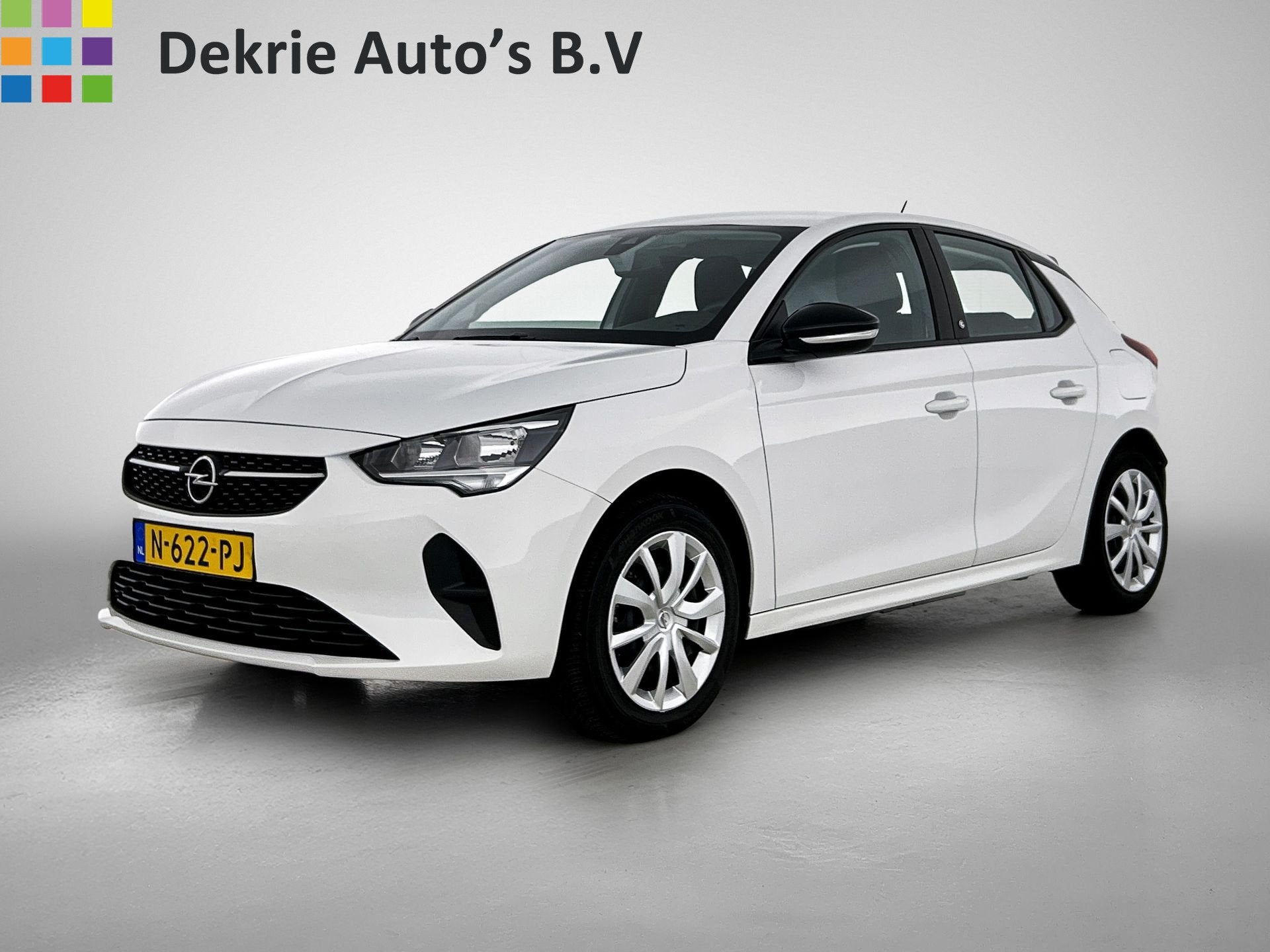 Opel CORSA-E Edition 50 kWh SOH 91% / Airco / Apple Carplay, Auto's, Gebruikt, Zwart, 24 min, Wit