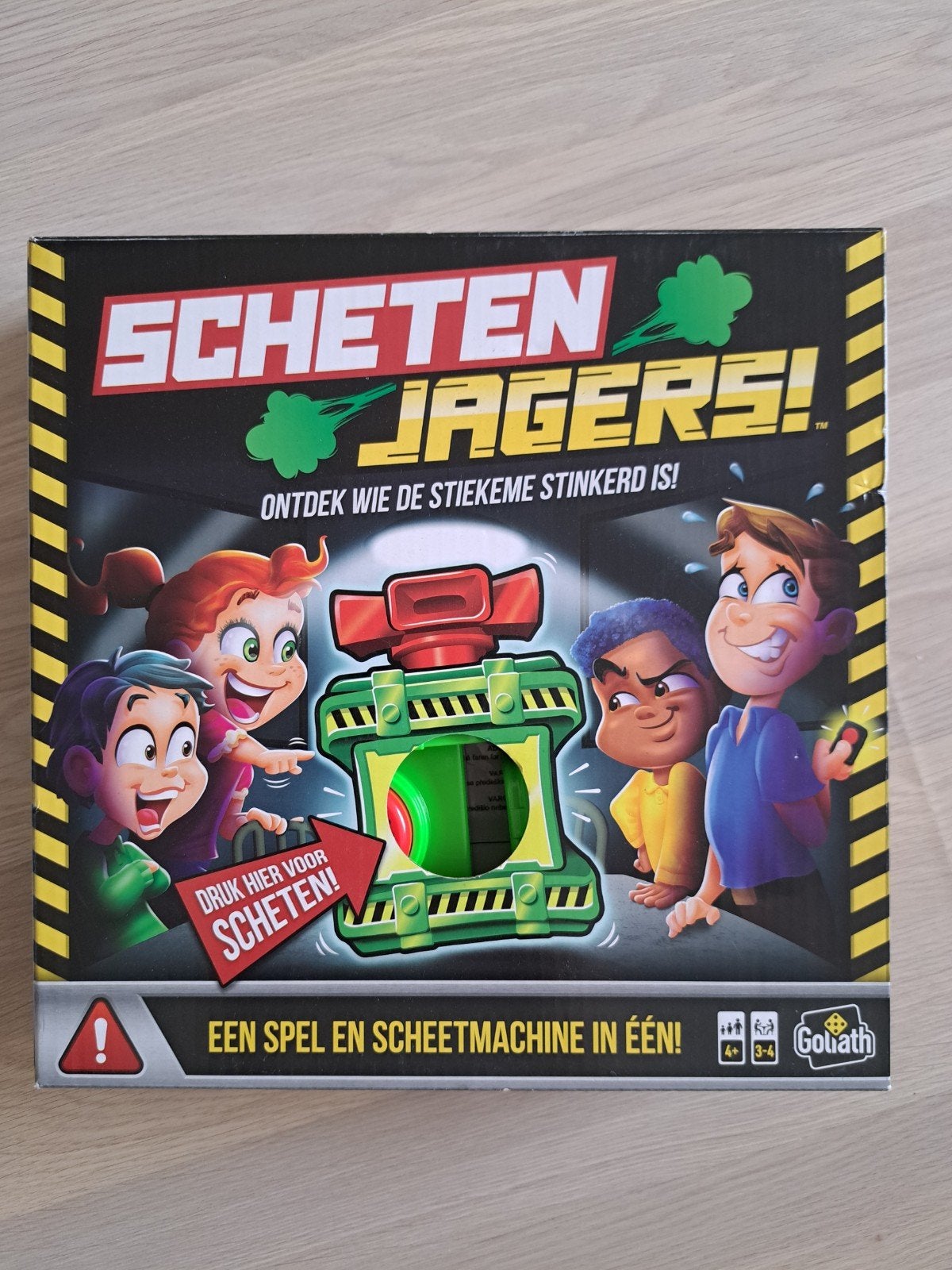 Scheten Jagers! - Het hilarische scheetspel van Goliath, Drie of vier spelers, Ophalen of Verzenden, Nieuw, Goliath