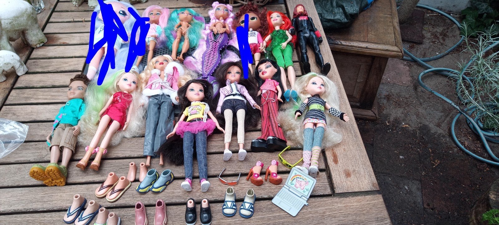 Verschillende MGA poppen, Lol, Bratz,Rainbow,zeemeermin Matt, Ophalen of Verzenden, Gebruikt, Fashion Doll
