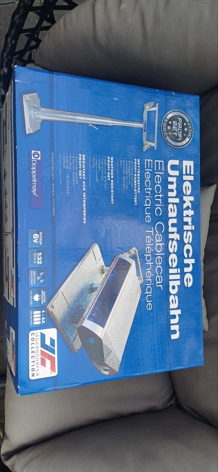 Jägerndorfer elektrische kabelbaan (professionele set) zeldz, Ophalen of Verzenden, Zo goed als nieuw