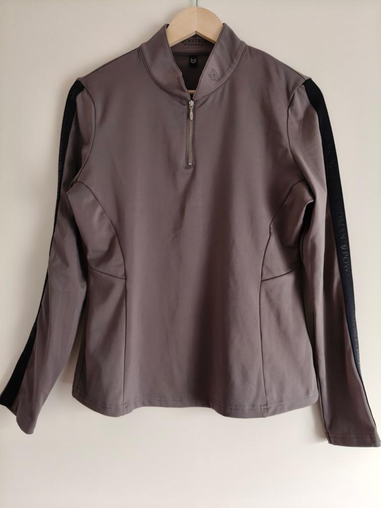 Equestrian Stockholm Blue Ash training shirt maat M, Overige typen, Ophalen of Verzenden, Zo goed als nieuw, Grijs