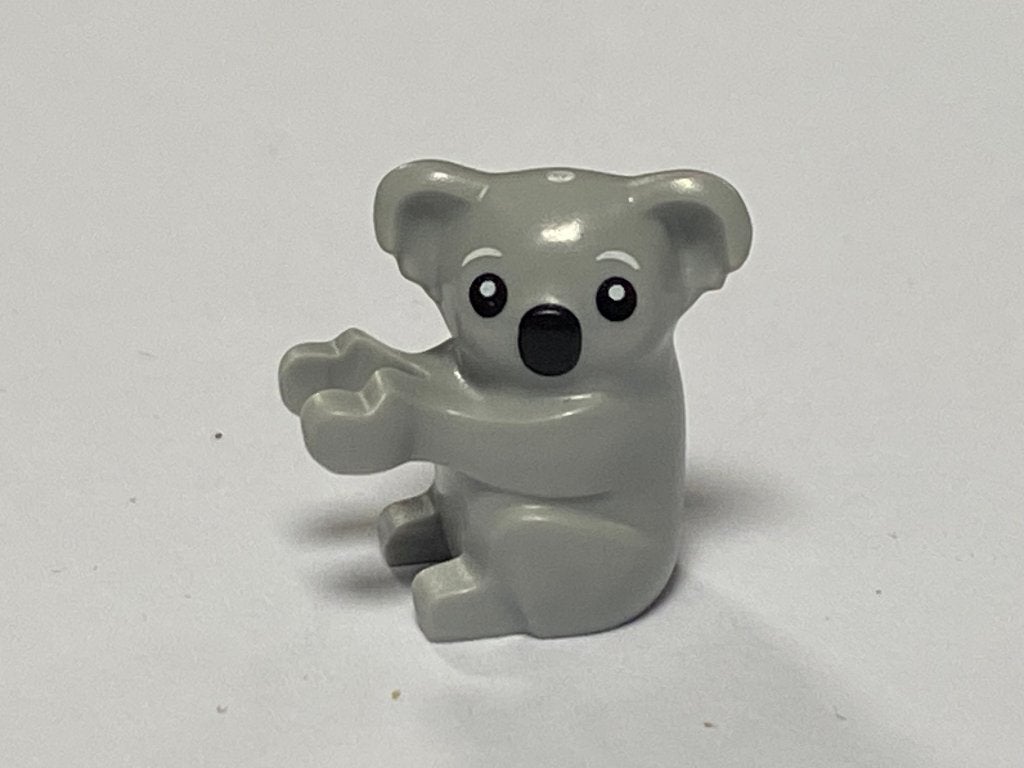 Lego nieuwe licht grijze koala, Overige thema's, Lego, Overige typen, Nieuw