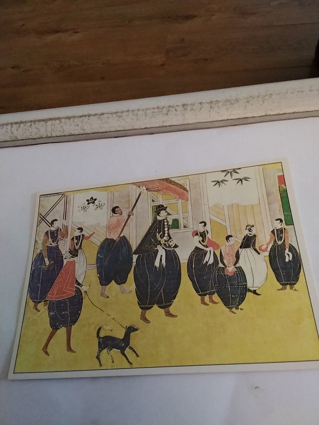 Oude Japanse Prent: De Groep van St. Francis-Xavier, Ophalen of Verzenden