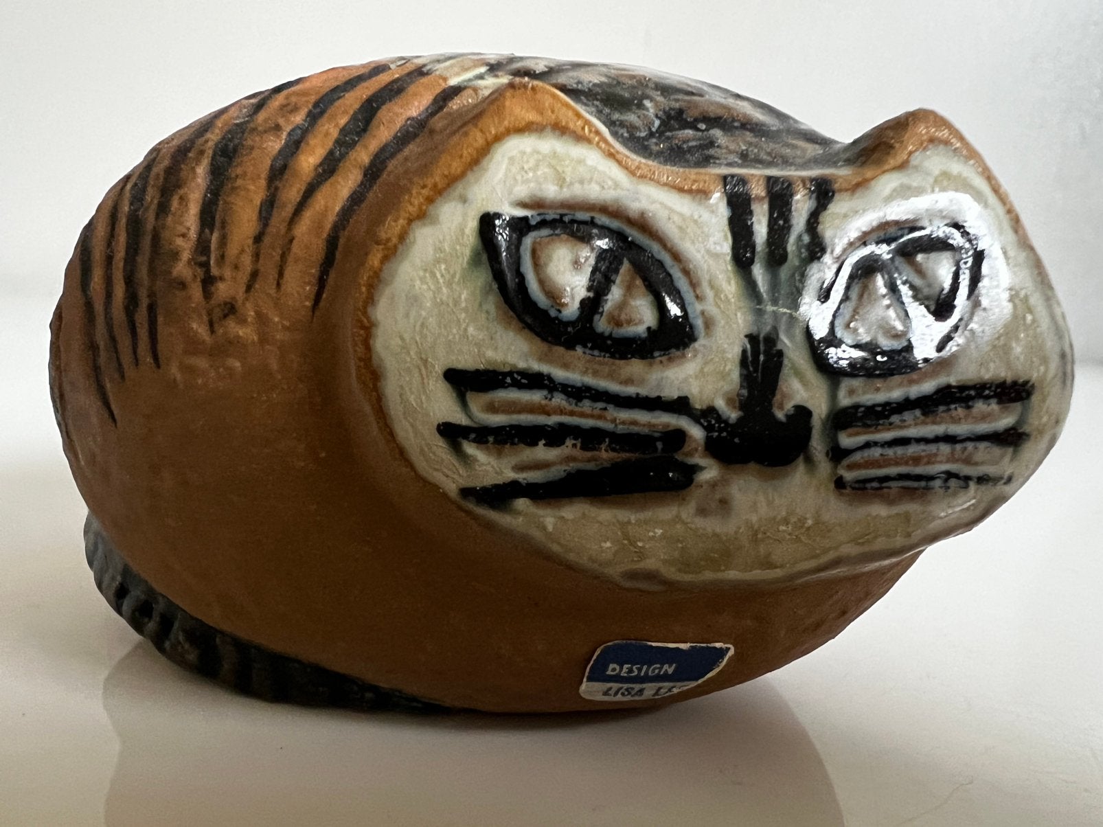 Vintage Lisa Larson Gustavsberg Kat Lilla Zoo Jaren 70, Ophalen of Verzenden, Object, Steen/keramiek