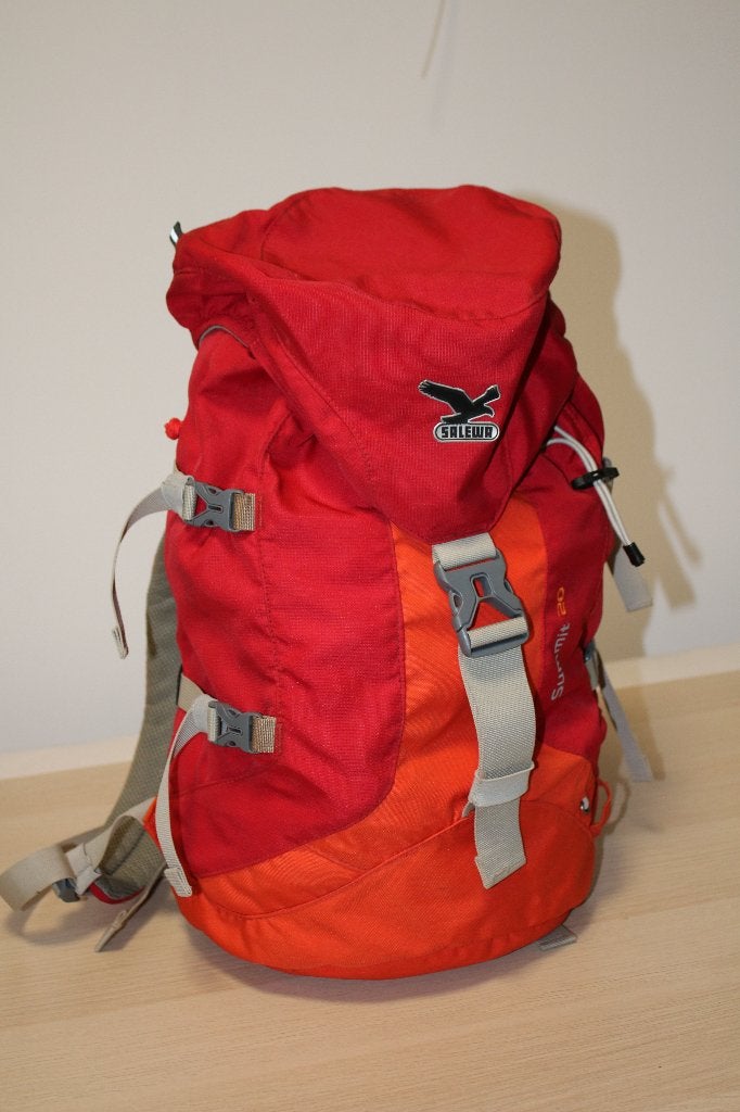 Salewa rugzak Summit 20 rood/oranje -, Gebruikt, Ophalen of Verzenden, Minder dan 25 cm, Overige merken