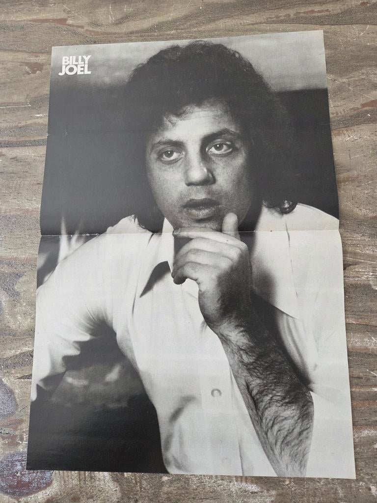 Poster van vroeger: Billy Joel, Verzamelen, Ophalen of Verzenden