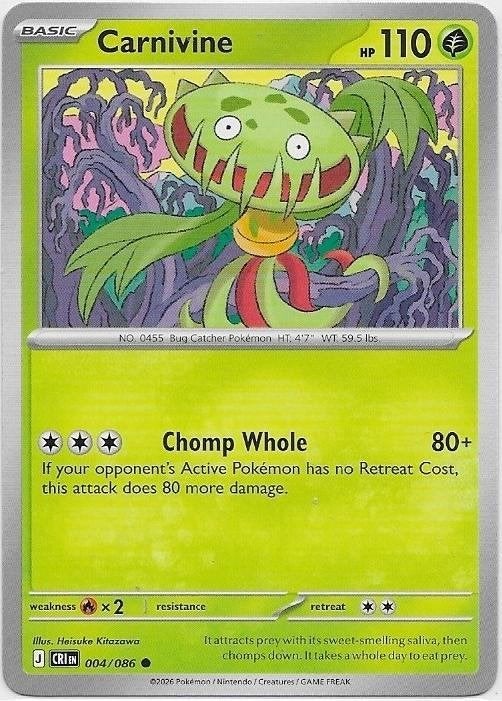 Chaos Rising,  Carnivine [common] 4/86, Verzenden, Nieuw, Losse kaart