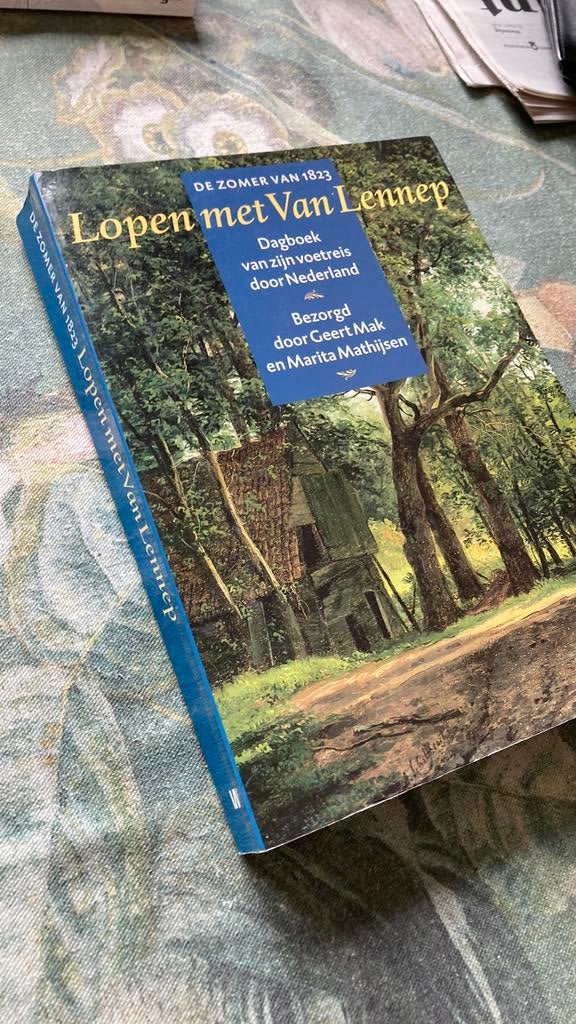 M. Mathijsen - De zomer van 1823 / Lopen met Van Lennep, Boeken, Biografieën, Gelezen, Overige, Ophalen of Verzenden