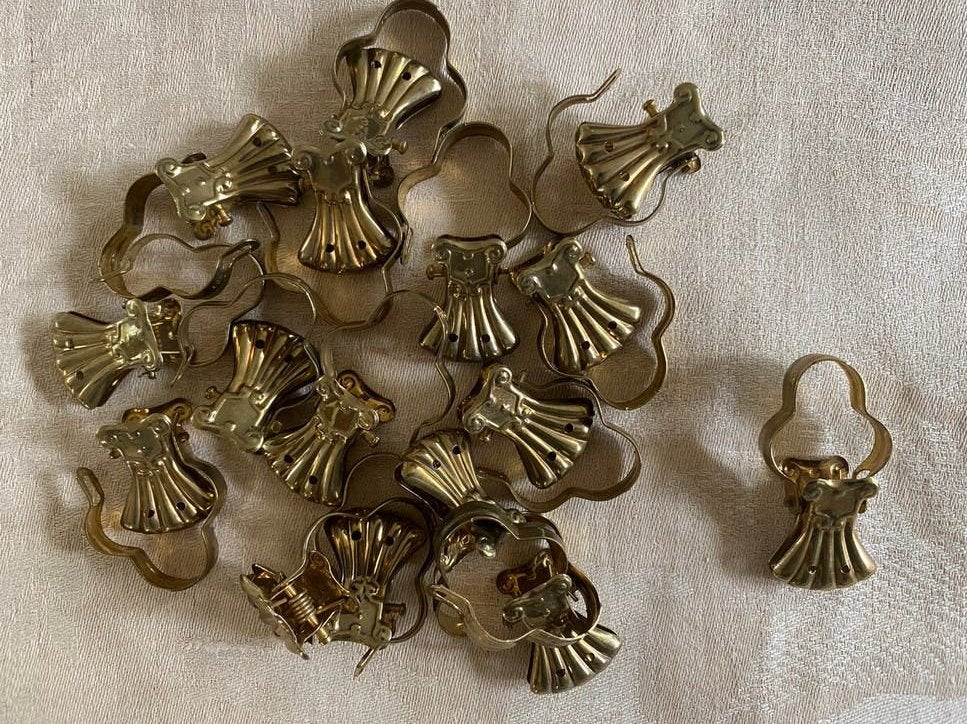 16 gordijnklemmetjes (gereserveerd BR), Ophalen of Verzenden