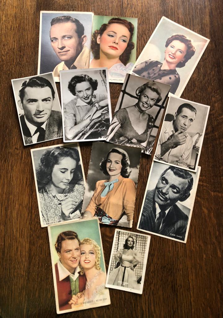 Oude filmsterren, Verzamelen, Ophalen of Verzenden, Voor 1940, Gebruikt