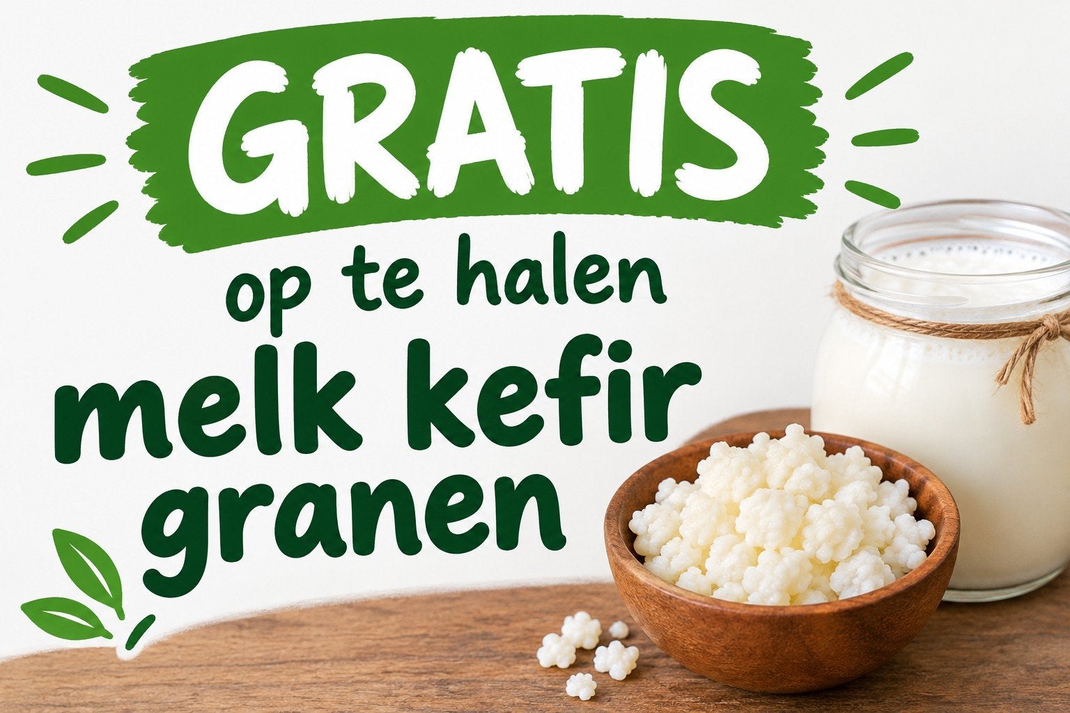 gratis melk kefir granen, Diversen, Ophalen