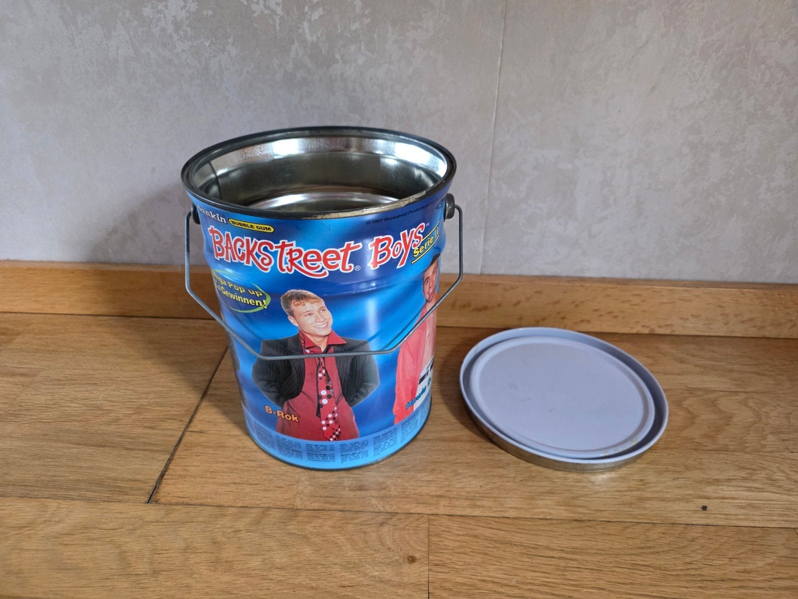 Backstreet Boys retro blik - Dunkin Bubble Gum, Ophalen of Verzenden, Overige