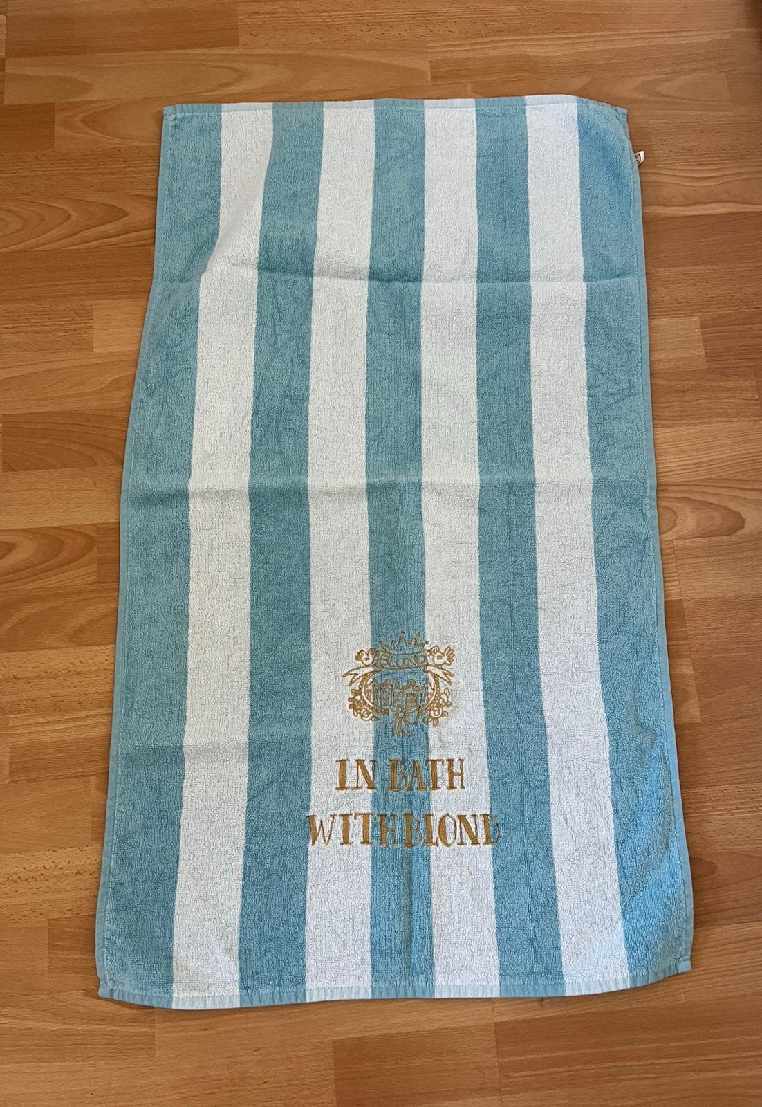 Handdoek Blond (in bath with Blond), Blauw, Overige merken, Handdoek, Ophalen of Verzenden