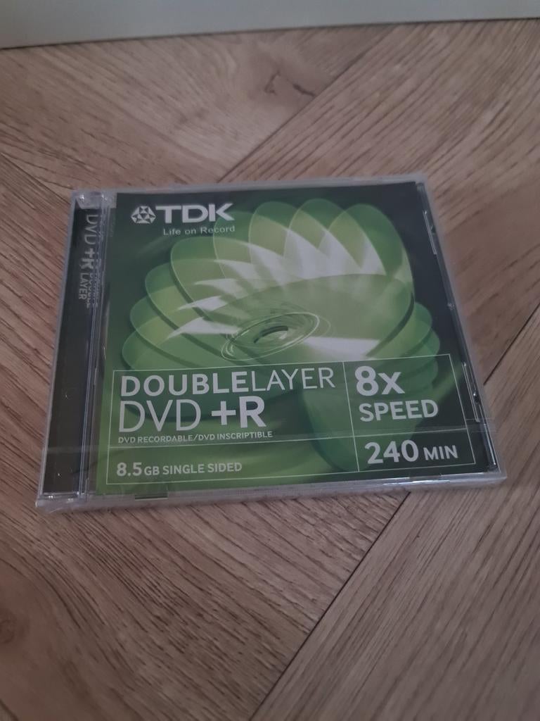 TDK Double Layer DVD+R 8.5GB 8x Speed 240 min, Ophalen of Verzenden, Dvd, Dubbellaags, Nieuw
