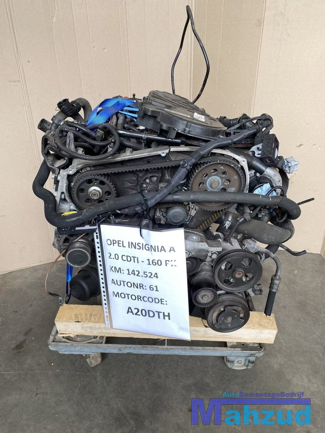 A20DTH Motorblok in onderdelen turbo startmotor aircopomp, Auto-onderdelen, Gebruikt, Opel Automobile GmbH, Ophalen of Verzenden