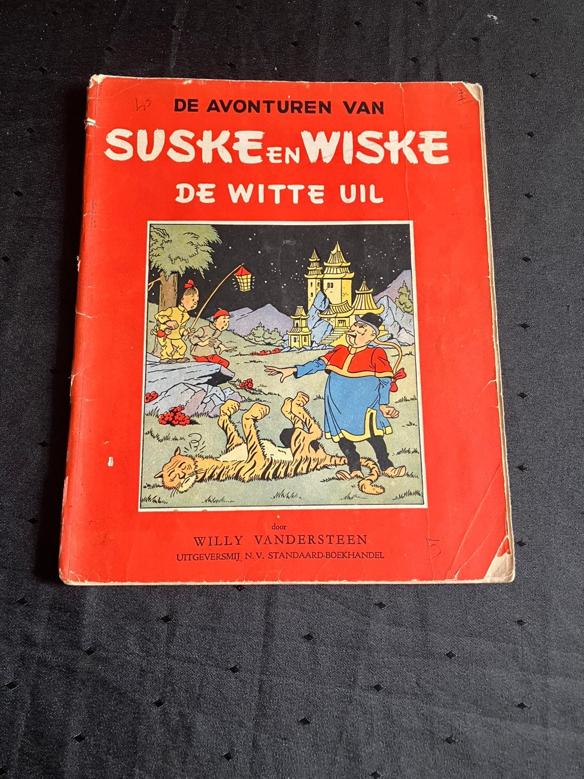 Suske en Wiske nr 7 - De witte uil - 1952., Boeken, Stripboeken, Eén stripboek, Ophalen of Verzenden, Gelezen