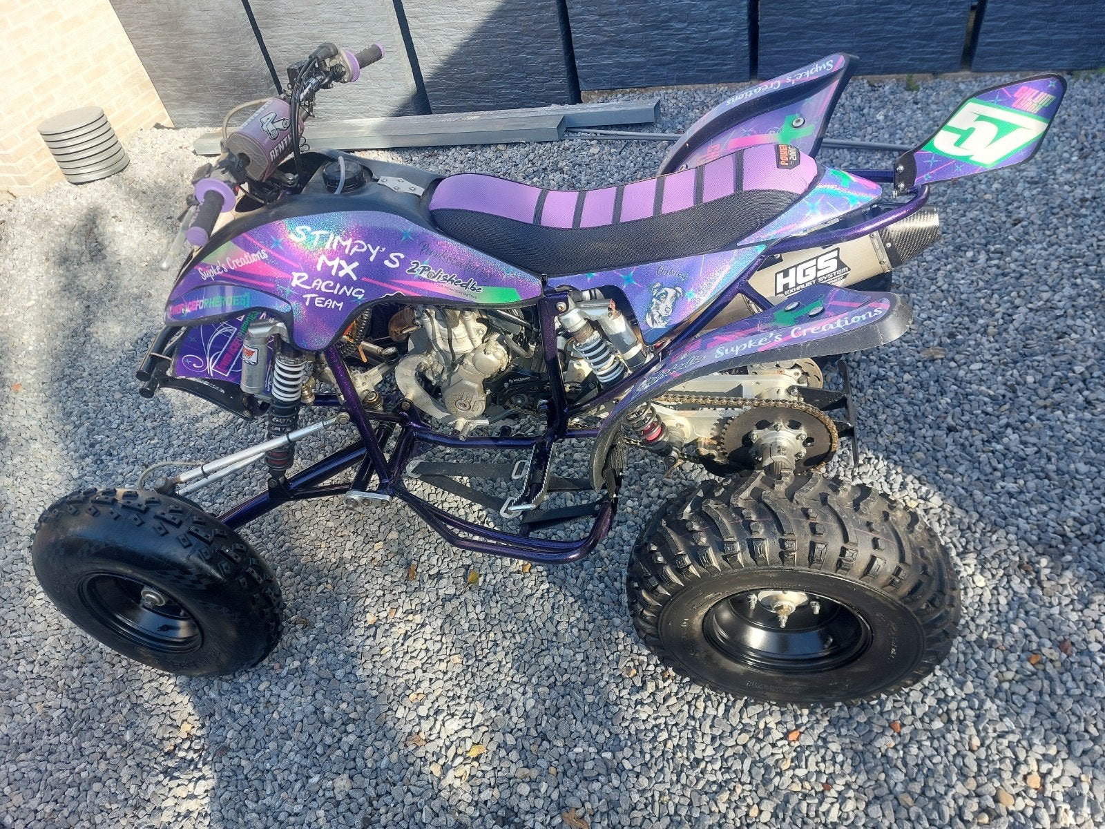 wtec met ktm sxf250 motor, ideale jeugd crossquad w-tec, 1 cilinder, 250 cc