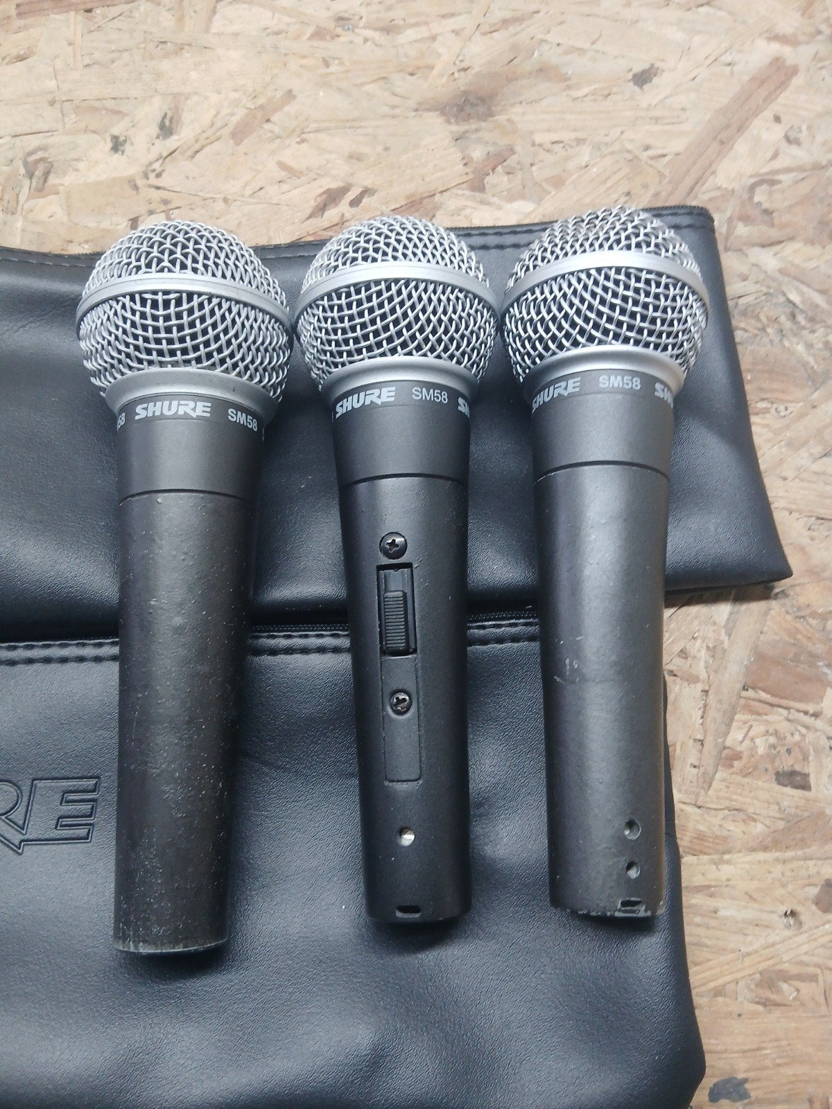 3x shure microfoon ms58 hoesje er bij, Ophalen, Zo goed als nieuw, Zangmicrofoon