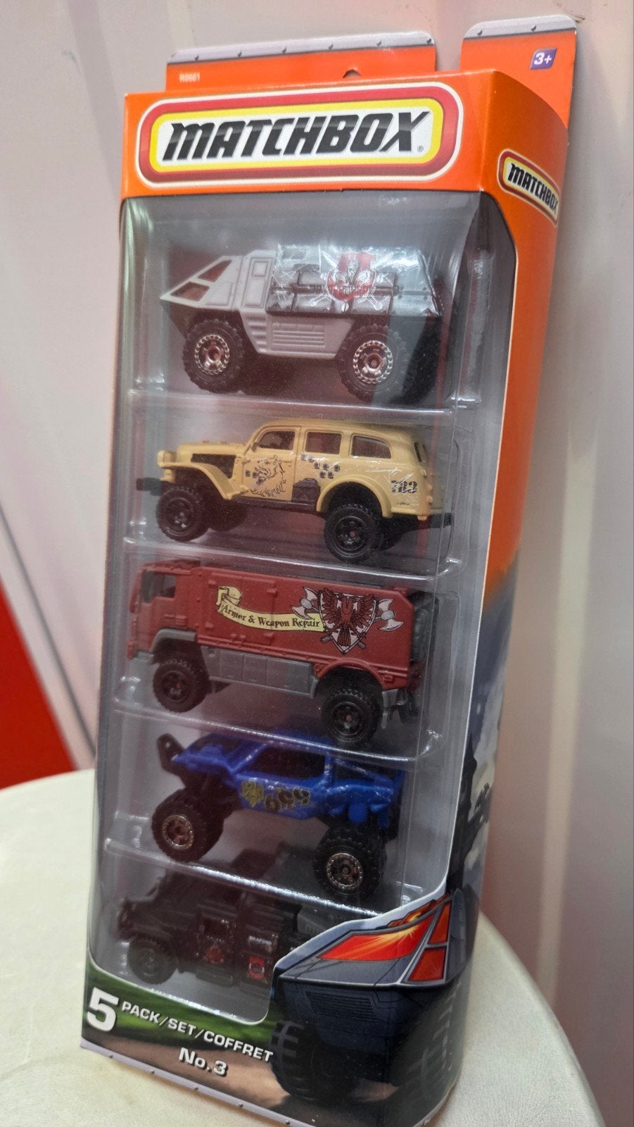 Matchbox 5-pack terreinwagens - Nieuw in verpakking, Ophalen of Verzenden, Nieuw, Auto