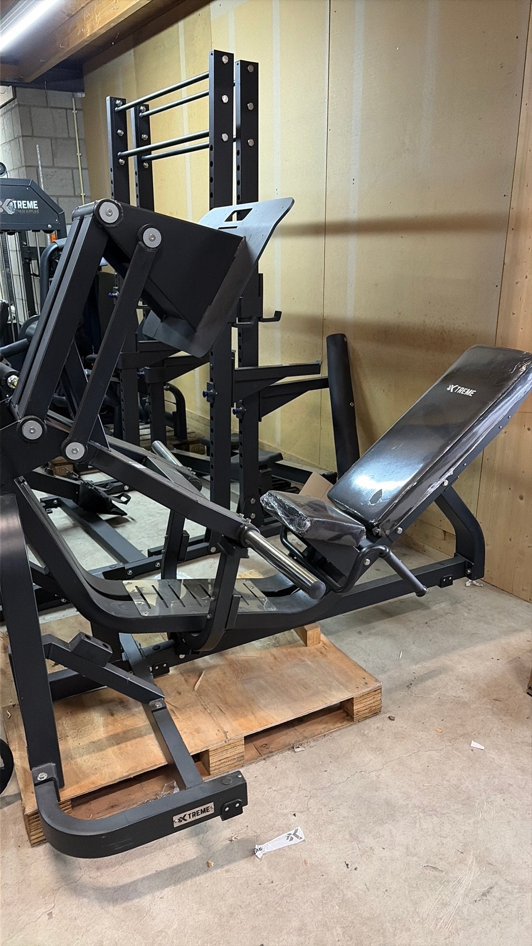 Showroom model leg press zgas, Ophalen of Verzenden, Zo goed als nieuw, Benen, Overige typen