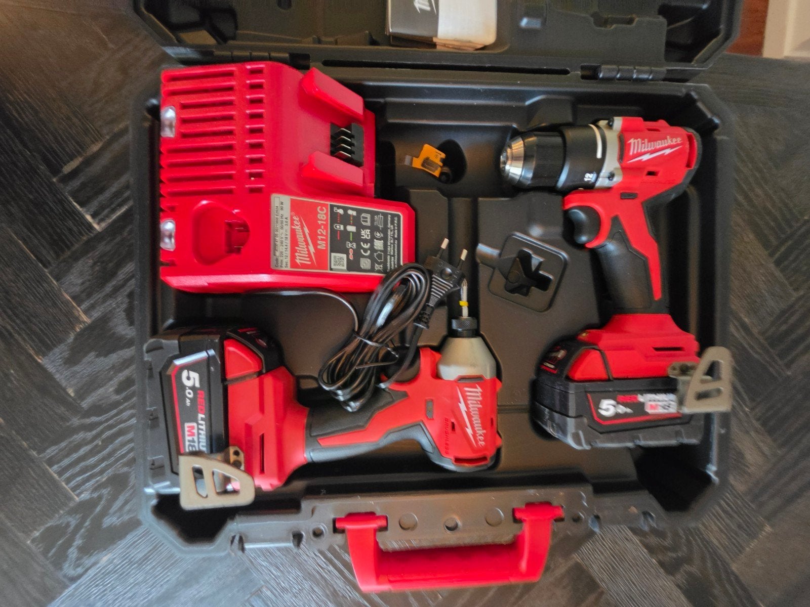 Milwaukee M18 Combi Set Nieuw - Boor- en Schroefmachine, Doe-het-zelf en Verbouw, Gereedschap | Boormachines, 600 watt of meer
