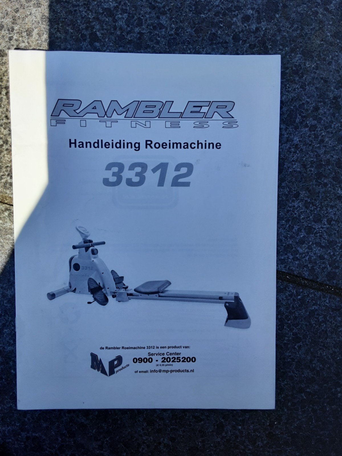 Rambler Roeitrainer 3312 - gebruikt, Sport en Fitness, Fitnessapparatuur, Ophalen, Benen