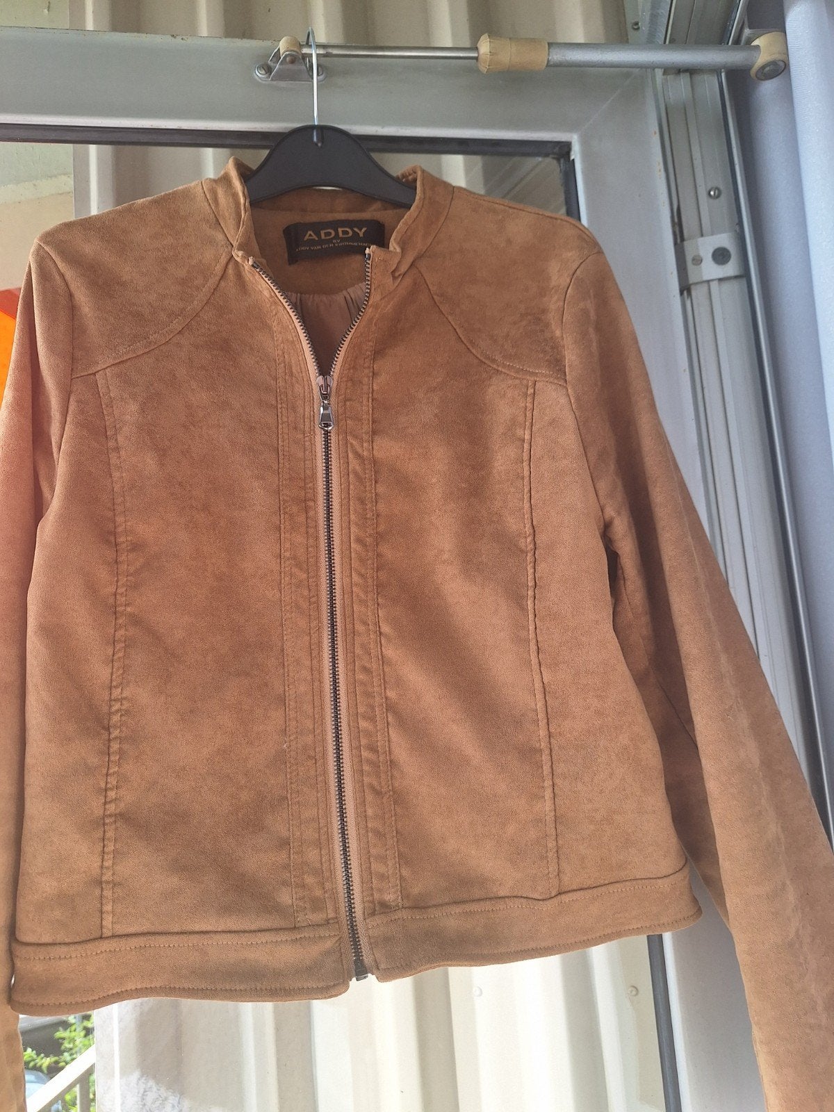 Addy by Addy van den Krommenacker suède look jasje, Maat 38/40 (M), Bruin, Ophalen of Verzenden, Zo goed als nieuw
