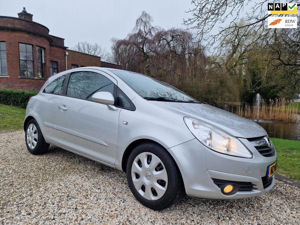 Opel Corsa 1.4-16V Enjoy 3-deurs AIRCO *apk:05-2027*, Auto's, Opel, Voorwielaandrijving, Gebruikt, 4 cilinders, Bedrijf