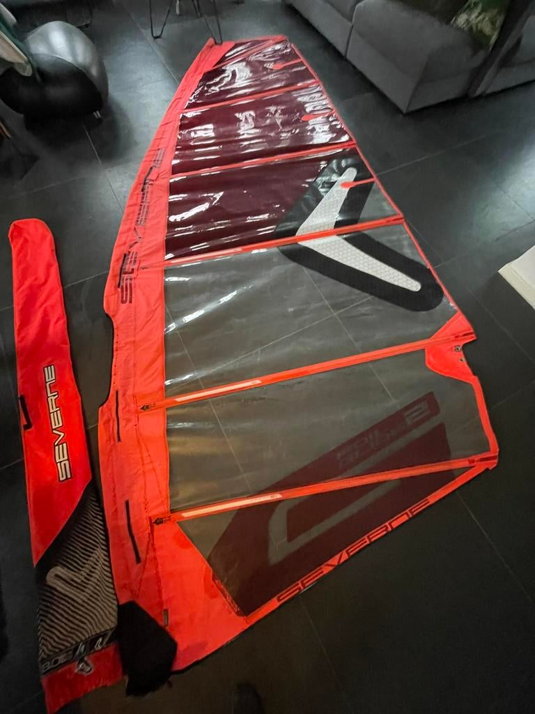 Severne Foil Glide 2 in 8.0 en 6.0, Watersport en Boten, Ophalen of Verzenden, Gebruikt, Zeil